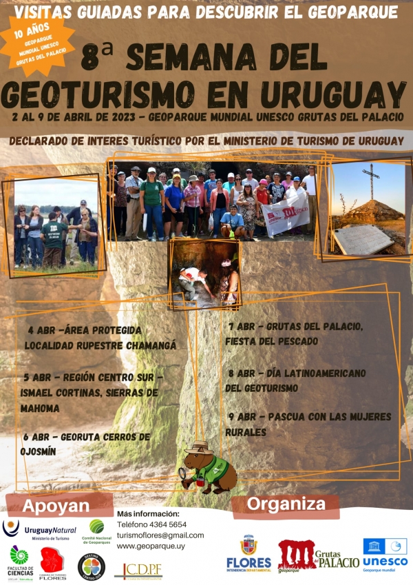 8&ordm; Semana del Geoturismo en Uruguay